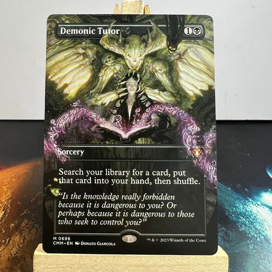 Demonic Tutor (CMM)(Borderless) #696