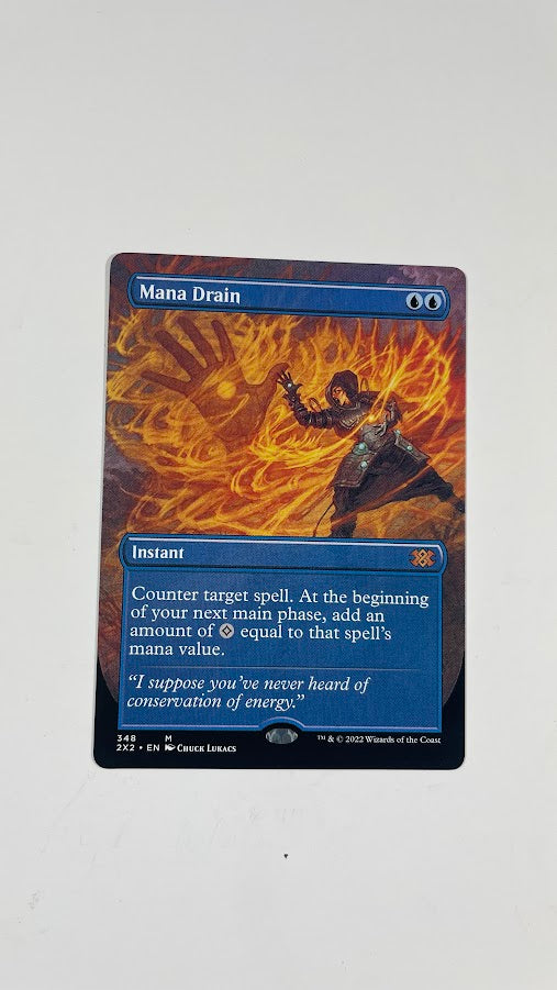 Mana Drain (2X2)(Borderless) #348