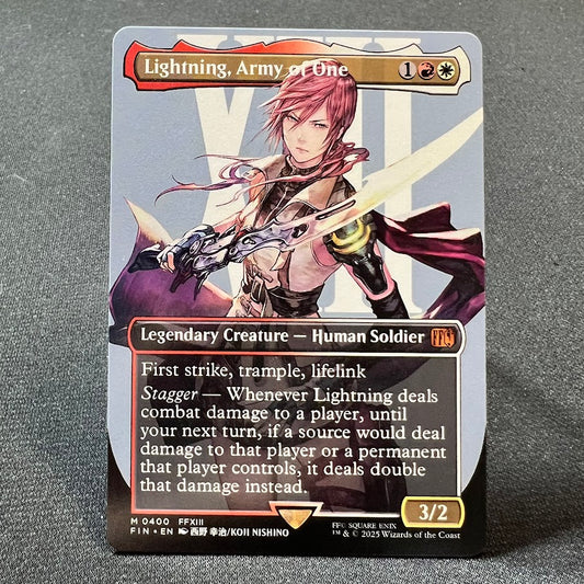 Lightning, Army of One (FIN)(Borderless) #400