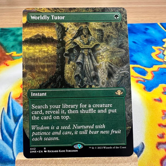 Worldly Tutor (DMR)(Borderless) #442