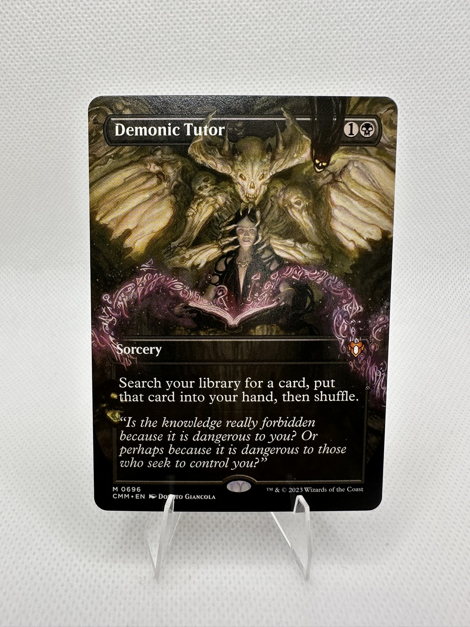 Demonic Tutor CMM (Borderless)