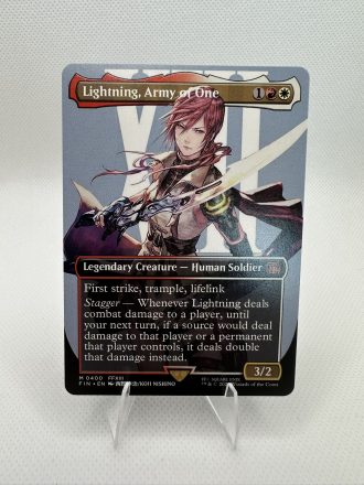 Lightning, Army of One FIN (Borderless) 400