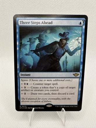 Three Steps Ahead OTJ