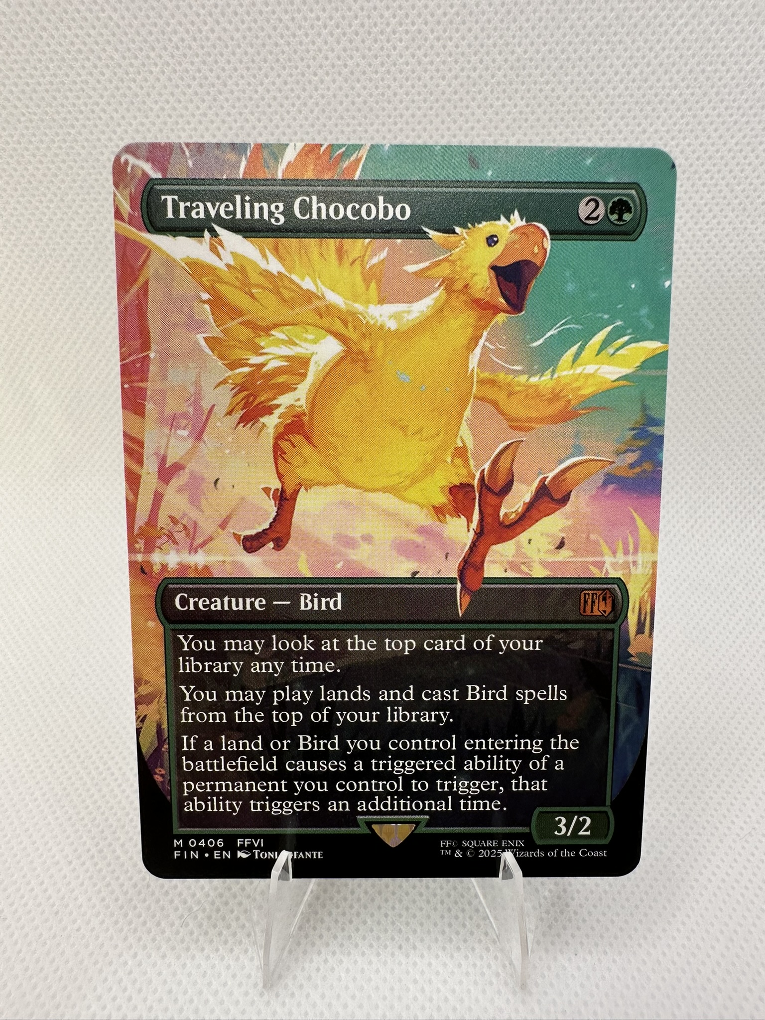 Traveling Chocobo FIN (Borderless)