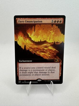 Fiery Emancipation (Extended Art) Magic Core Set 2021 #366