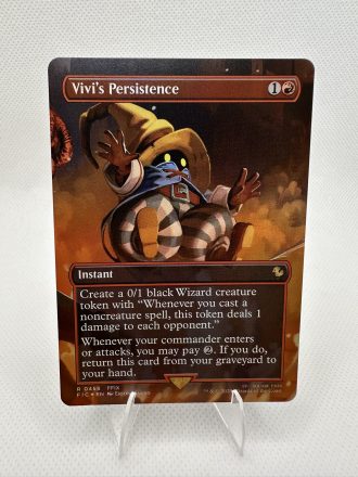 Vivi's Persistence (Borderless)(Foil) - Commander: FINAL FANTASY (FIC)