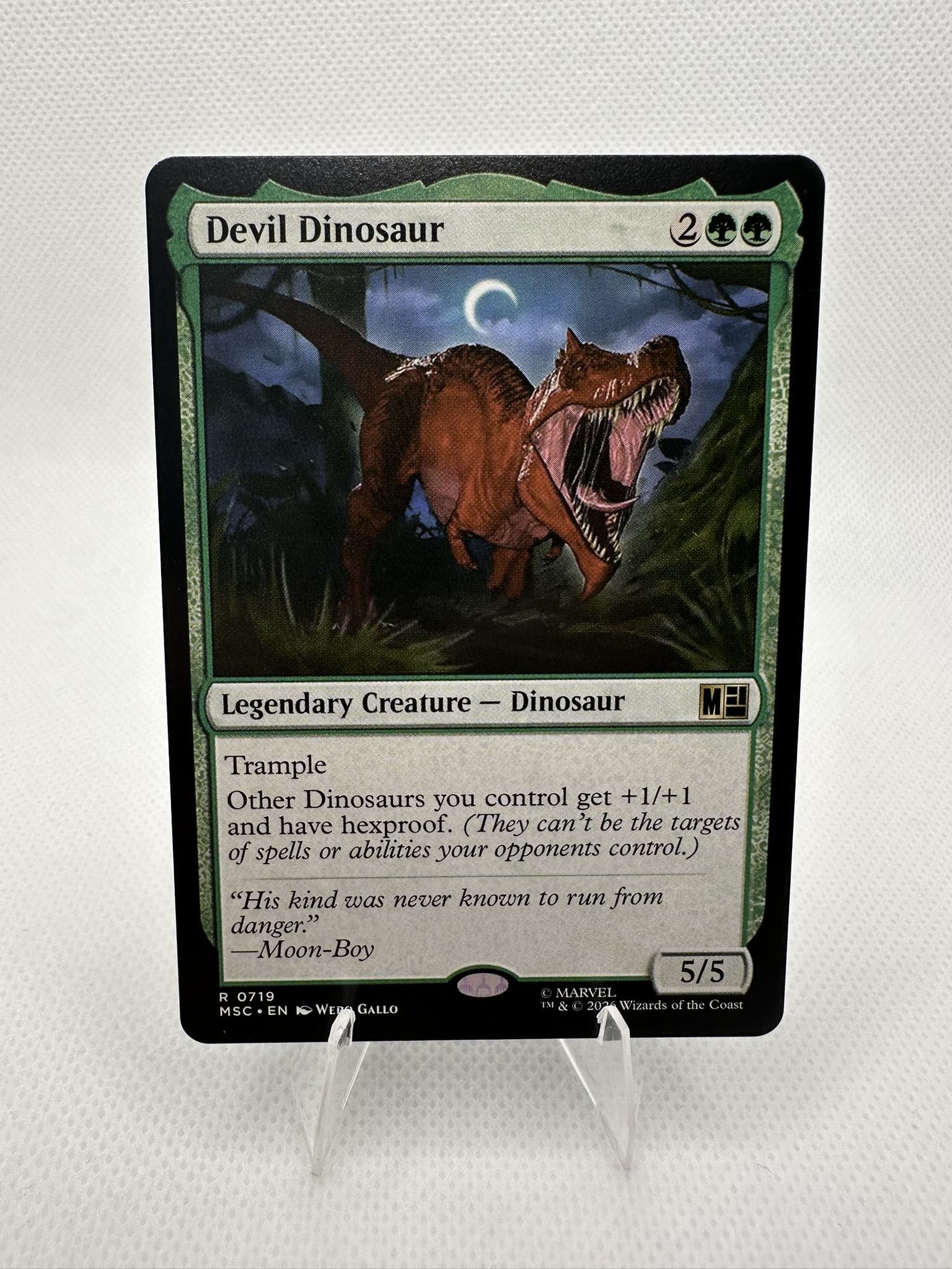 Devil Dinosaur - Commander: Marvel Super Heroes (MSC)