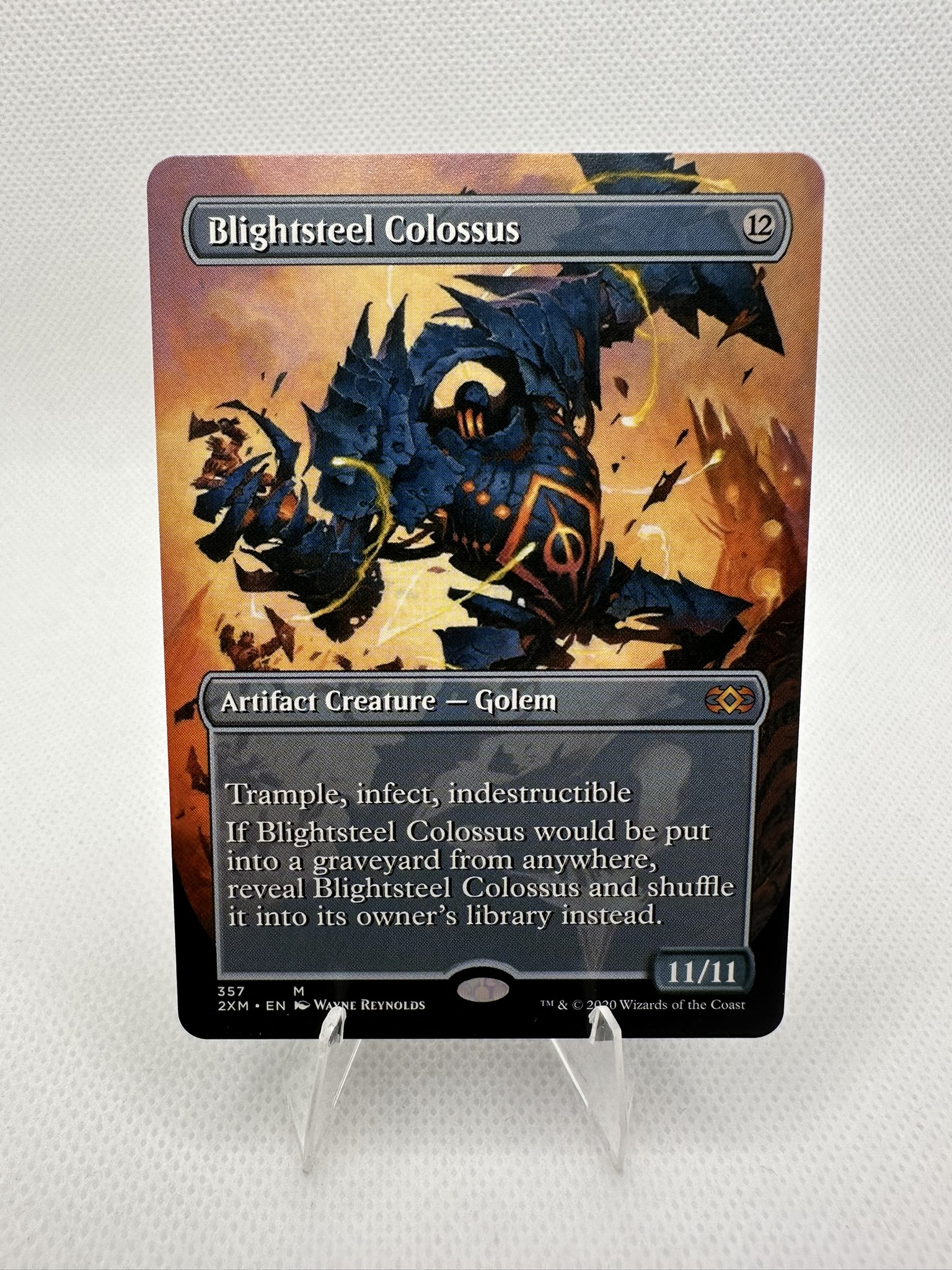 Blightsteel Colossus (Borderless) - Double Masters (2XM)