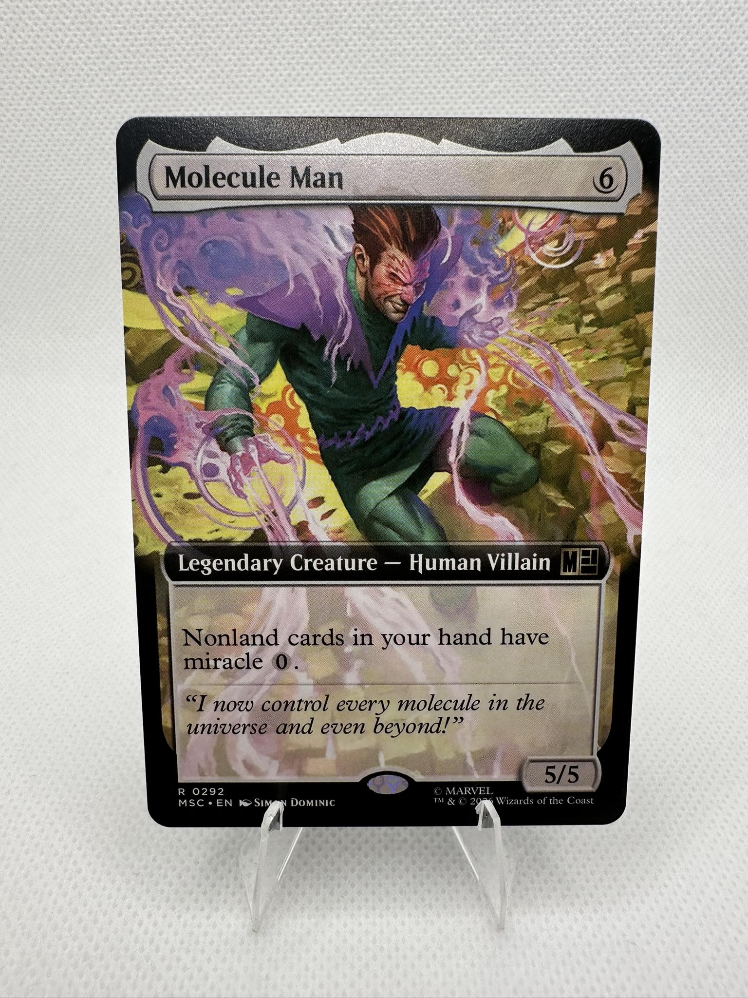 Molecule Man (Extended Art) - Commander: Marvel Super Heroes (MSC)