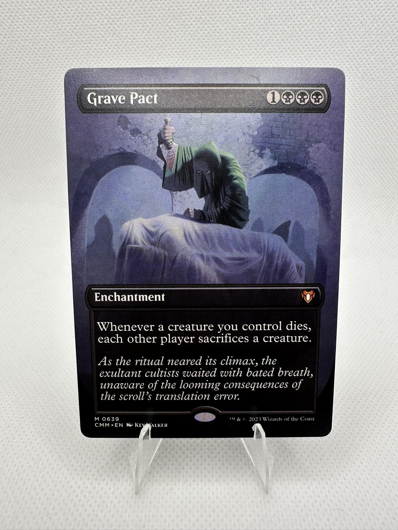 Grave Pact (Borderless) - Commander Masters (CMM)