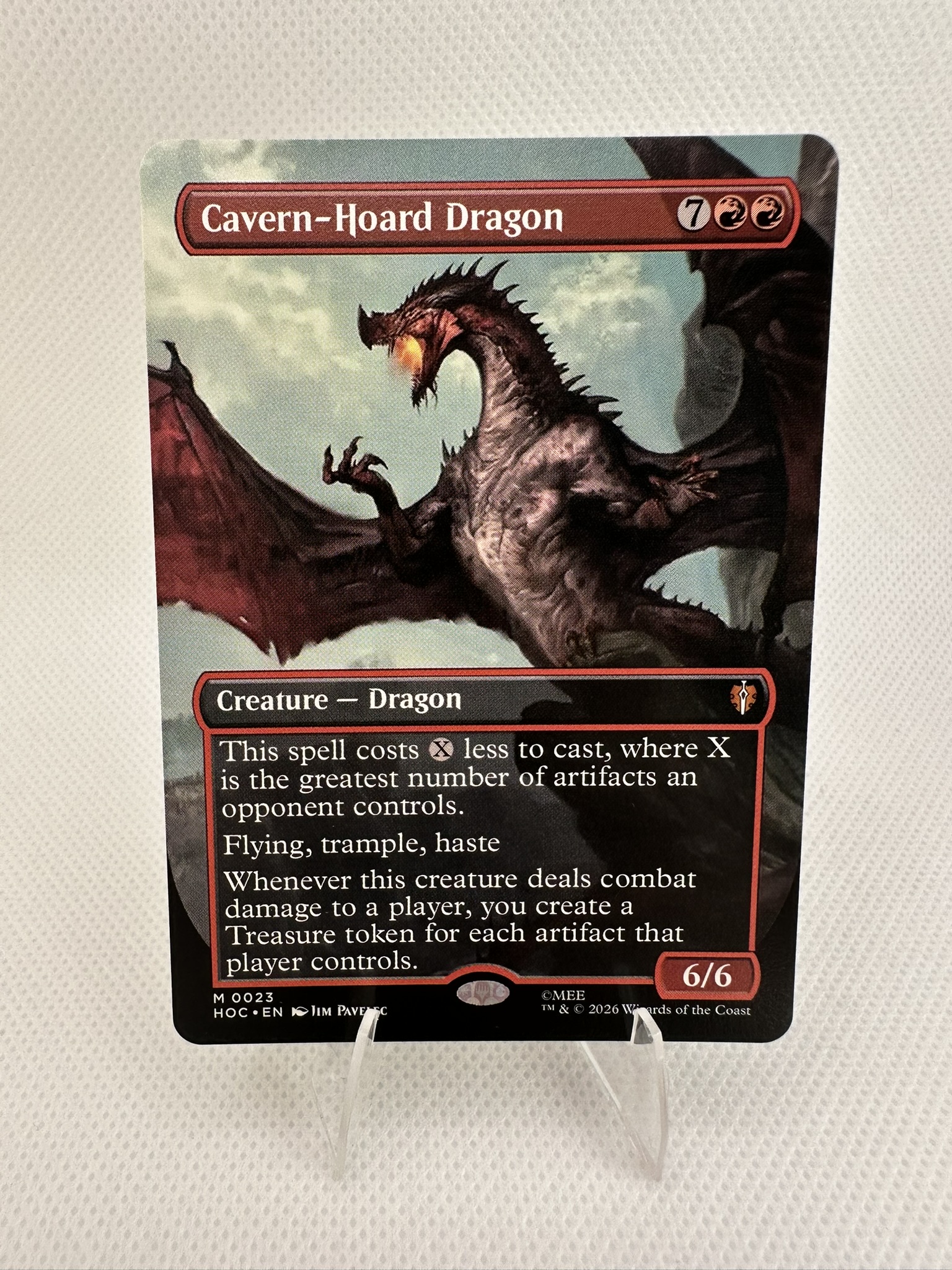Cavern-Hoard Dragon (Borderless)(HOC)